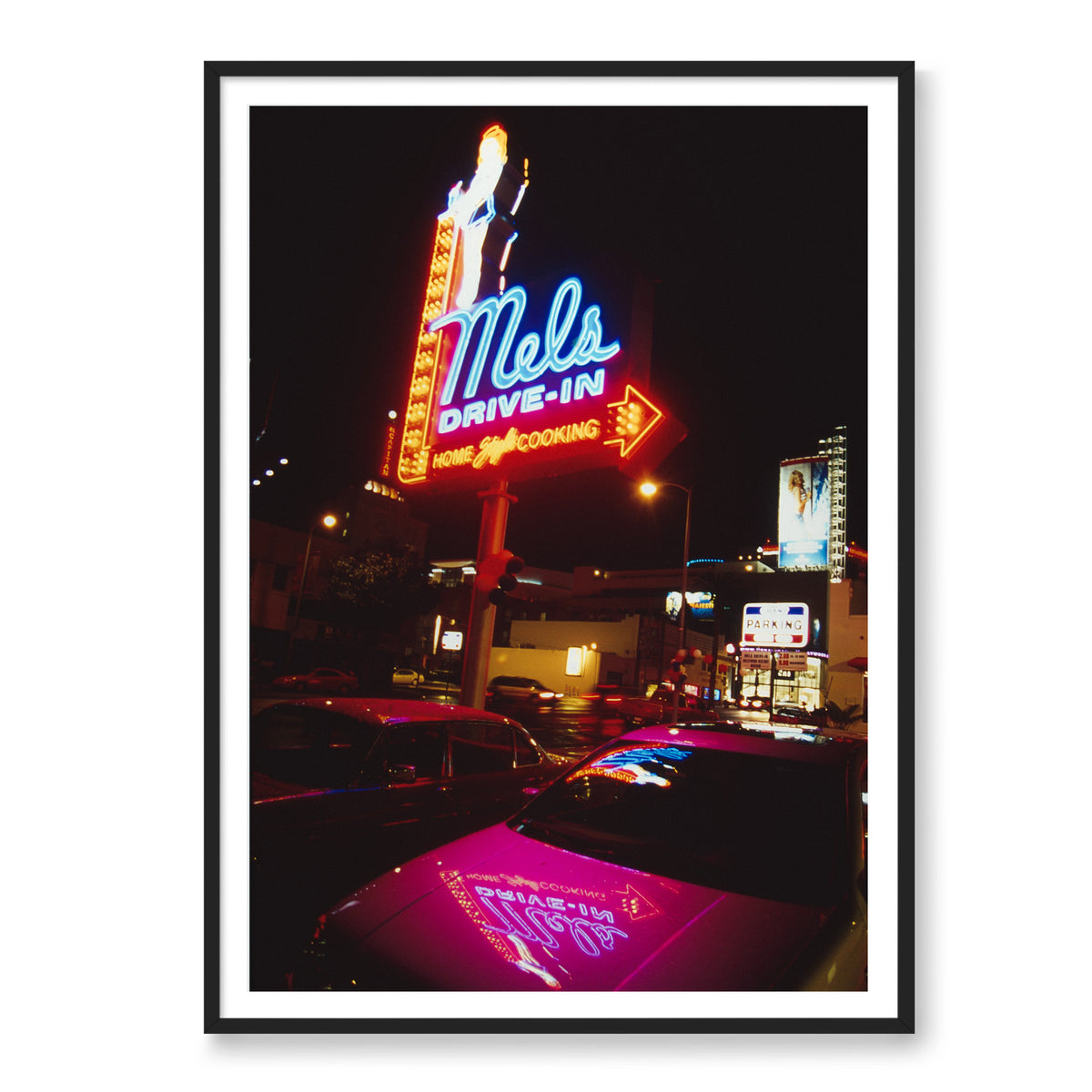 Mels Drive In | Framed Fine Art Print by Wheeler Collective